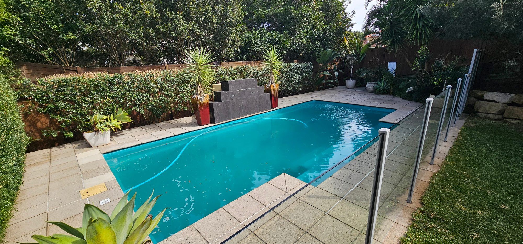 Pool surrounds after cleaning